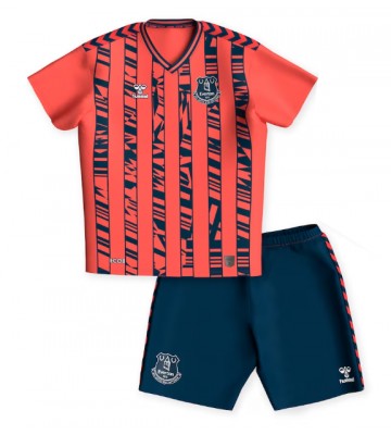Everton Udebanesæt Børn 2023-24 Kort ærmer (+ korte bukser)